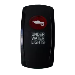 ACTUATOR "UNDER WATER LIGHTS" STYLE II, BK 1RED LENS