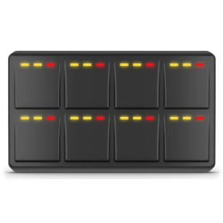 EmpirBus™ SP8 and EmpirBus™ SP12 Switches SP8, Horizontal