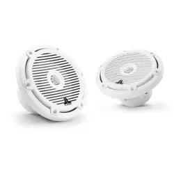 M3-650X-C-Gw 6.5-inch (165 mm) Marine Coaxial Speakers, Gloss White Classic Grilles