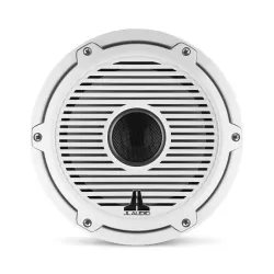 M6-880X-C-GwGw 8.8-inch (224 mm) Marine Coaxial Speakers, Gloss White Trim Ring, Gloss White Classic Grille, Black Tweeter Mesh