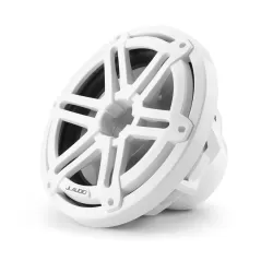 M3-10IB-S-Gw-4 10-inch (250 mm) Marine Subwoofer Driver, Gloss White Sport Grille, 4 Ω