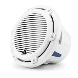 M6-10IB-C-GwGw-4 10-inch (250 mm) Marine Subwoofer Driver, Gloss White Trim Ring, Gloss White Classic Grille, 4 Ω