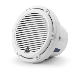 M6-8IB-C-GwGw-4 8-inch (200 mm) Marine Subwoofer Driver, Gloss White Trim Ring, Gloss White Classic Grille, 4 Ω