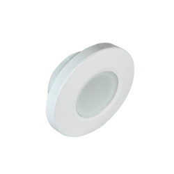 Luz led marina serie Orbit , emite luz de colores blanco, rojo y azul de 210 lúmenes, para uso interior o exterior, fabricado bajo norma de protección IP67.